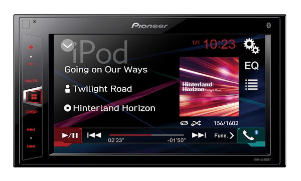  PIONEER MVH-AV280BT, 2DIN, 4X50, USB, AUX-,  , Bluetooth