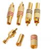 RCA коннектор PILOT PL-0751 черный, под пайку