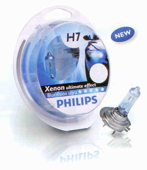   Philips H4  Blue Vision ultra (H4 2 +W5W 2 )