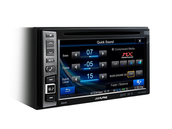  ALPINE INE-W990BT, , 2DIN, CD/DVD-, 4X50, USB, AUX-, , Bluetooth