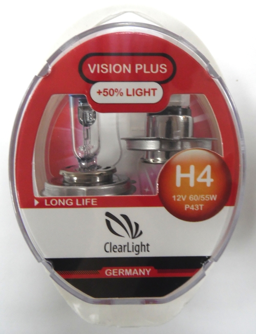   Clearlight H4 Vision Plus+50% Light 2