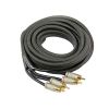 Межблочный кабель AURA RCA-3254 - 5 метров, 2-канальный, медь, тройная защита