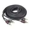 Межблочный кабель AURA RCA-B250 - 5 метров, 2-канальный, медь, двойной экран