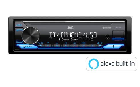  JVC KD-X372BT, 1DIN, 4X50, USB, AUX-,   FLAC, Bluetooth, Amazon Alexa