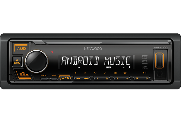  KENWOOD KMM-105AY, 1DIN, 4X50,/USB/AUX.  ., FLAC, 1  .., 3- . 