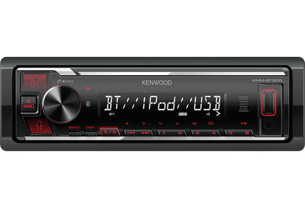  KENWOOD KMM-BT206, 1DIN, 4X50,Bluetooth.  (DSP/DTA)., FLAC 24/96,   , 1 RCA. 2,5,  